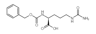 (S)-2-(((苄氧基)羰基)氨基)-5-脲啶戊酸结构式