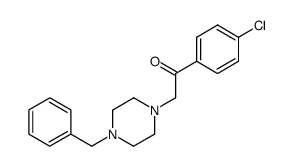 1-benzyl-4-(chlorophenacyl)piperazine Structure
