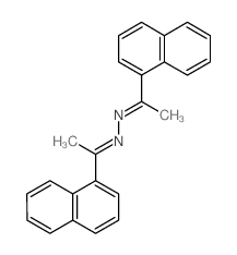 Ethanone,1-(1-naphthalenyl)-, 2-[1-(1-naphthalenyl)ethylidene]hydrazone Structure