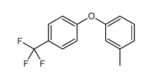 1-methyl-3-[4-(trifluoromethyl)phenoxy]benzene结构式