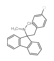 9H-Fluoren-9-amine,9-[(4-chlorophenyl)methyl]-N,N-dimethyl-结构式