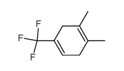 1,2-dimethyl-4-trifluoromethyl-cyclohexadiene-(1,4) Structure