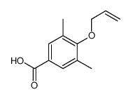 4-烯丙氧基-3,5-二甲基苯甲酸结构式