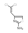 4-(2,2-二氯乙烯基)-2-氨基噻唑结构式