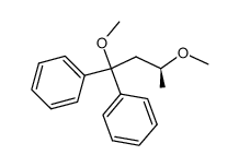 (S)-(-)-1,3-dimethoxy-1,1-diphenylbutane结构式