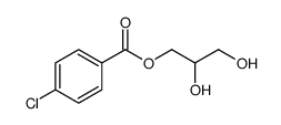 2,3-dihydroxypropyl 4-chlorobenzoate Structure