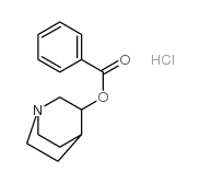 DL-3-BENZOYLOXYQUINUCLIDINE HYDROCHLORIDE Structure