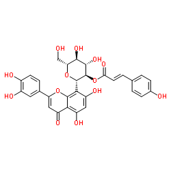Orientin 2''-O-p-trans-coumarate structure