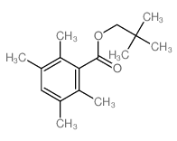 Benzoic acid,2,3,5,6-tetramethyl-, 2,2-dimethylpropyl ester Structure