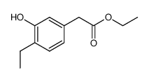 Benzeneacetic acid, 4-ethyl-3-hydroxy-, ethyl ester (9CI) picture