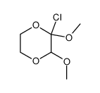 2-chloro-2,3-dimethoxy-1,4-dioxane Structure