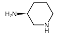 (s)-3-氨基哌啶结构式