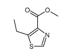 5-乙基噻唑-4-羧酸甲酯结构式