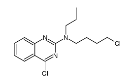 4-chloro-2-(N-propyl-4-chlorobutylamino)quinazoline结构式