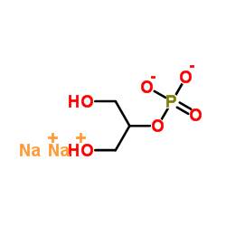 beta-甘油磷酸钠(五水)结构式