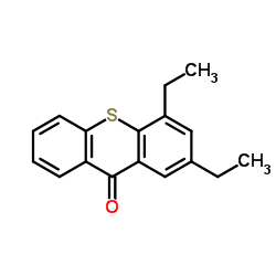 2,4-Diethyl-thioxanthen-9-one Structure