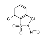 2,6-dichloro-N-methyl-N-nitrosobenzenesulfonamide Structure