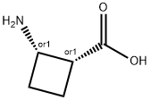 顺式-2-氨基环丁-1-羧酸结构式