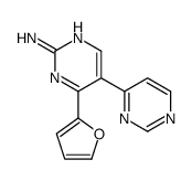 [4,5'-Bipyrimidin]-2'-amine, 4'-(2-furanyl)- structure