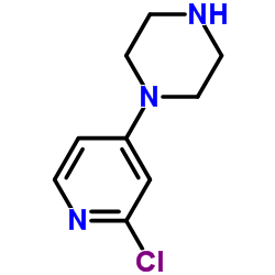 1-(2-Chloro-4-pyridinyl)piperazine Structure
