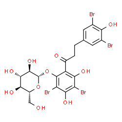 1,3,3',5'-tetrabromophlorhizin structure