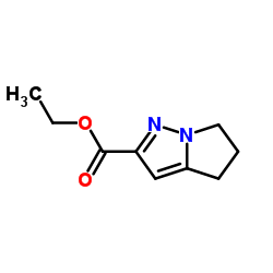 Ethyl 5,6-dihydro-4H-pyrrolo[1,2-b]pyrazole-2-carboxylate structure