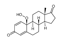 10β-hydroperoxy-estra-1(2),4(5)-dien-3,17-dione结构式