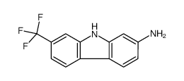 7-(trifluoromethyl)-9H-carbazol-2-amine结构式
