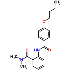 2-[(4-Butoxybenzoyl)amino]-N,N-dimethylbenzamide Structure