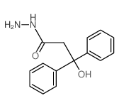 3-hydroxy-3,3-diphenyl-propanehydrazide结构式