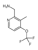 [3-methyl-4-(trifluoromethoxy)pyridin-2-yl]methanamine Structure