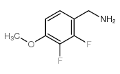 (2,3-二氟-4-甲氧基苯基)甲胺结构式