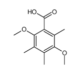 2,5-dimethoxy-3,4,6-trimethylbenzoic acid Structure