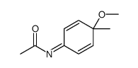 N-(4-methoxy-4-methylcyclohexa-2,5-dien-1-ylidene)acetamide结构式