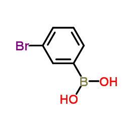 (3-Bromophenyl)boronic acid structure