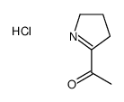 1-(3,4-dihydro-2H-pyrrol-5-yl)ethanone,hydrochloride Structure
