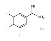3,4,5-Trifluoro-benzamidine hydrochloride Structure