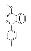 (+)-(R)S-p-tolylsulfinyl-3 (1S,2S,3S,4R) bicyclo(2.2.1)heptene-5 carboxylate de methyle-2 Structure