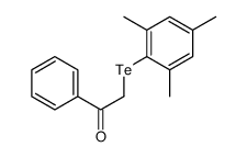 1-phenyl-2-(2,4,6-trimethylphenyl)tellanylethanone Structure