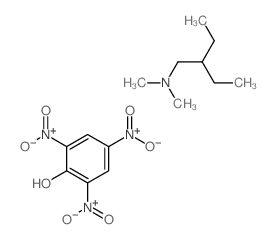 2-ethyl-N,N-dimethyl-butan-1-amine; 2,4,6-trinitrophenol Structure