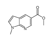 1-甲基-1H-吡咯并[2,3-B]吡啶-5-羧酸甲酯结构式