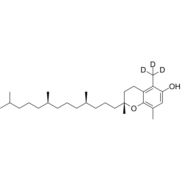β-Tocopherol-d3 Structure