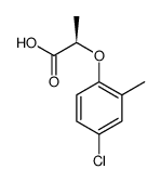 Propanoic acid, 2-(4-chloro-2-methylphenoxy)-, (2R) Structure