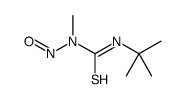 3-tert-butyl-1-methyl-1-nitrosothiourea Structure