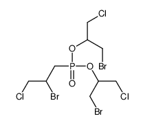 1-bis[(1-bromo-3-chloropropan-2-yl)oxy]phosphoryl-2-bromo-3-chloropropane Structure
