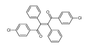 1,4-bis-(4-chloro-phenyl)-2,3-diphenyl-but-2-ene-1,4-dione Structure