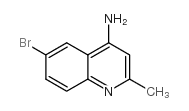4-氨基-6-溴-2-甲基喹啉结构式