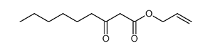 allyl 3-oxononanoate Structure