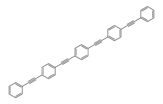 1,4-bis[2-[4-(2-phenylethynyl)phenyl]ethynyl]benzene Structure