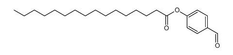 4-formylphenyl palmitate结构式